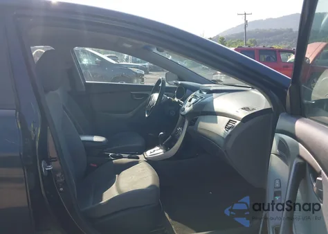 2012 Hyundai Elantra Gls/Limited from USA, damaged, VIN KMHDH4AEXCU336999